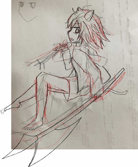下書き線画s