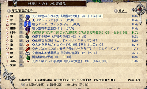 セン装備