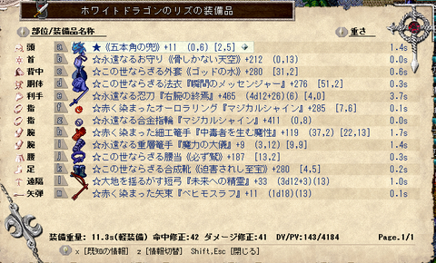 装備